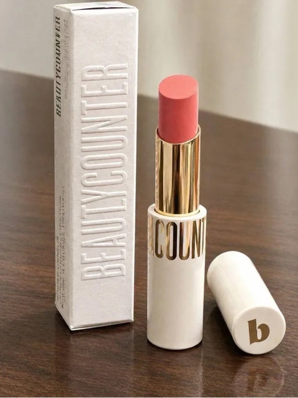 Beautycounter Sheer Genius Conditioning Lipstick Petal 0.11 Hydrating Lip Color
